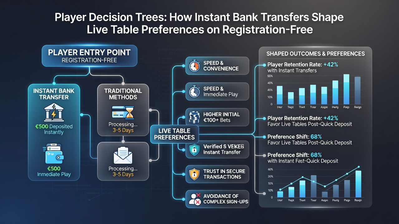 Mobile Live-Tische und Entscheidungsfaktoren durch schnelle Banktransfers in regulierten Märkten